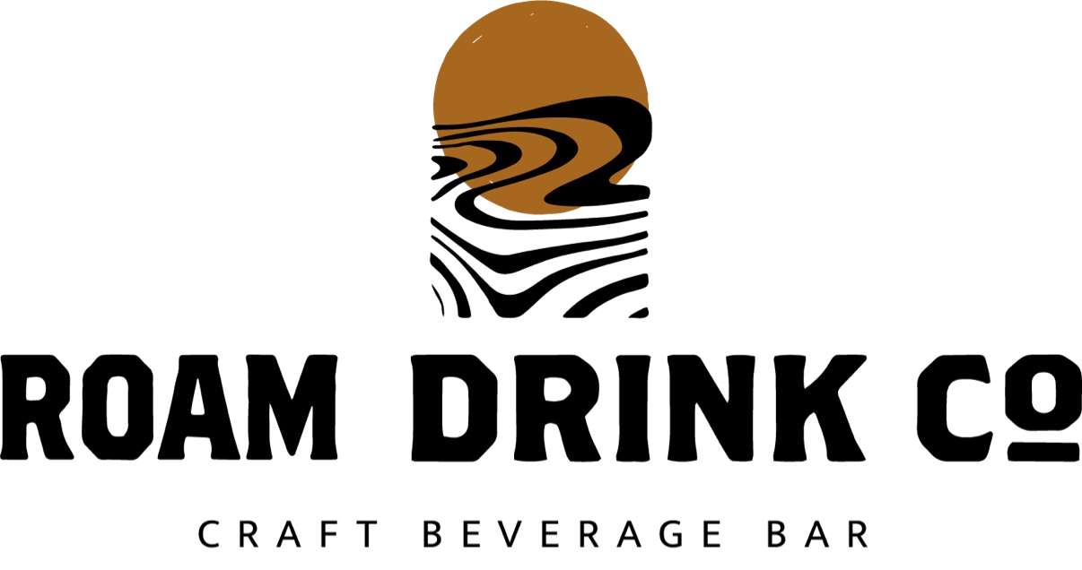 Roam Drink Co. craft beverage bar logo